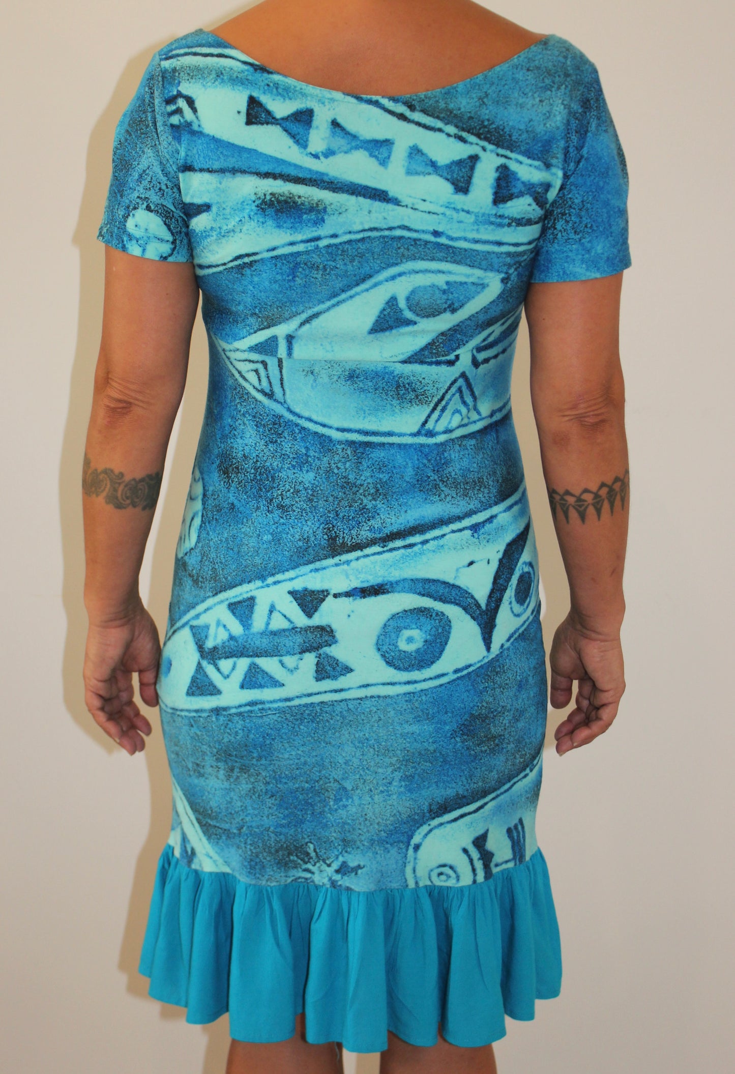 Mā'ohi Dress - Blue