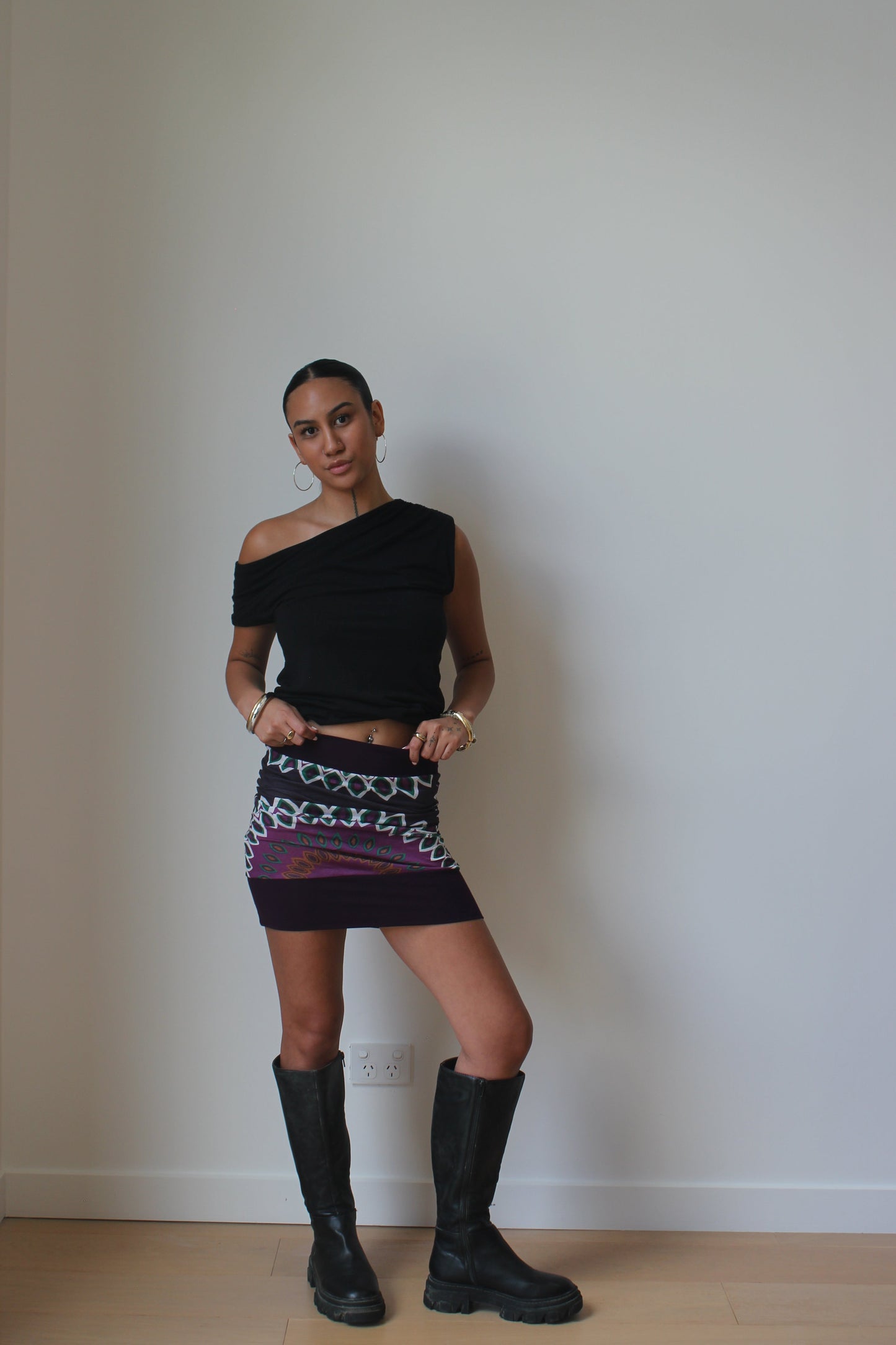 Boho Mini Skirt