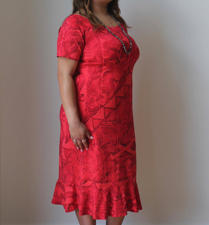 Ana Dress - Red