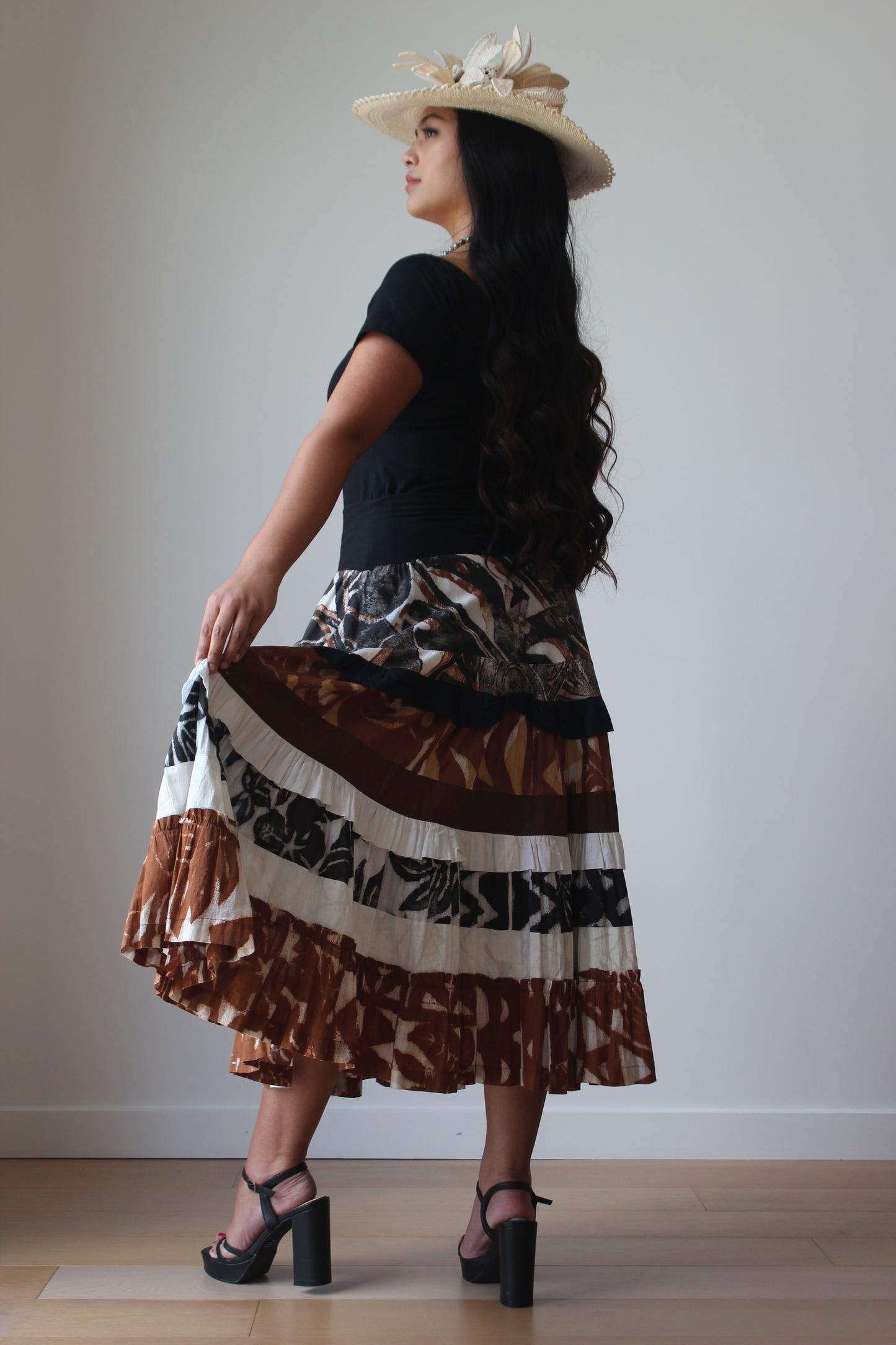 Tiare Skirt - Brown