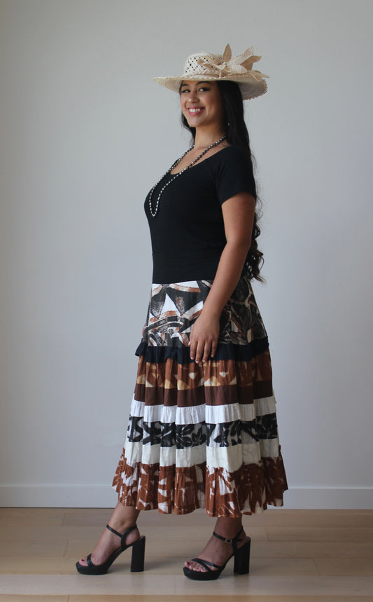 Tiare Skirt - Brown