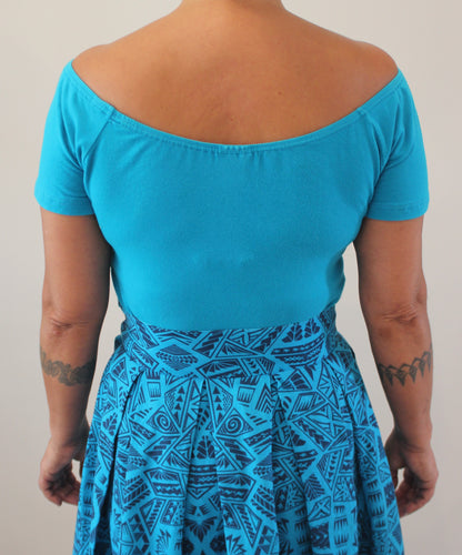 Boatneck Top - Blue