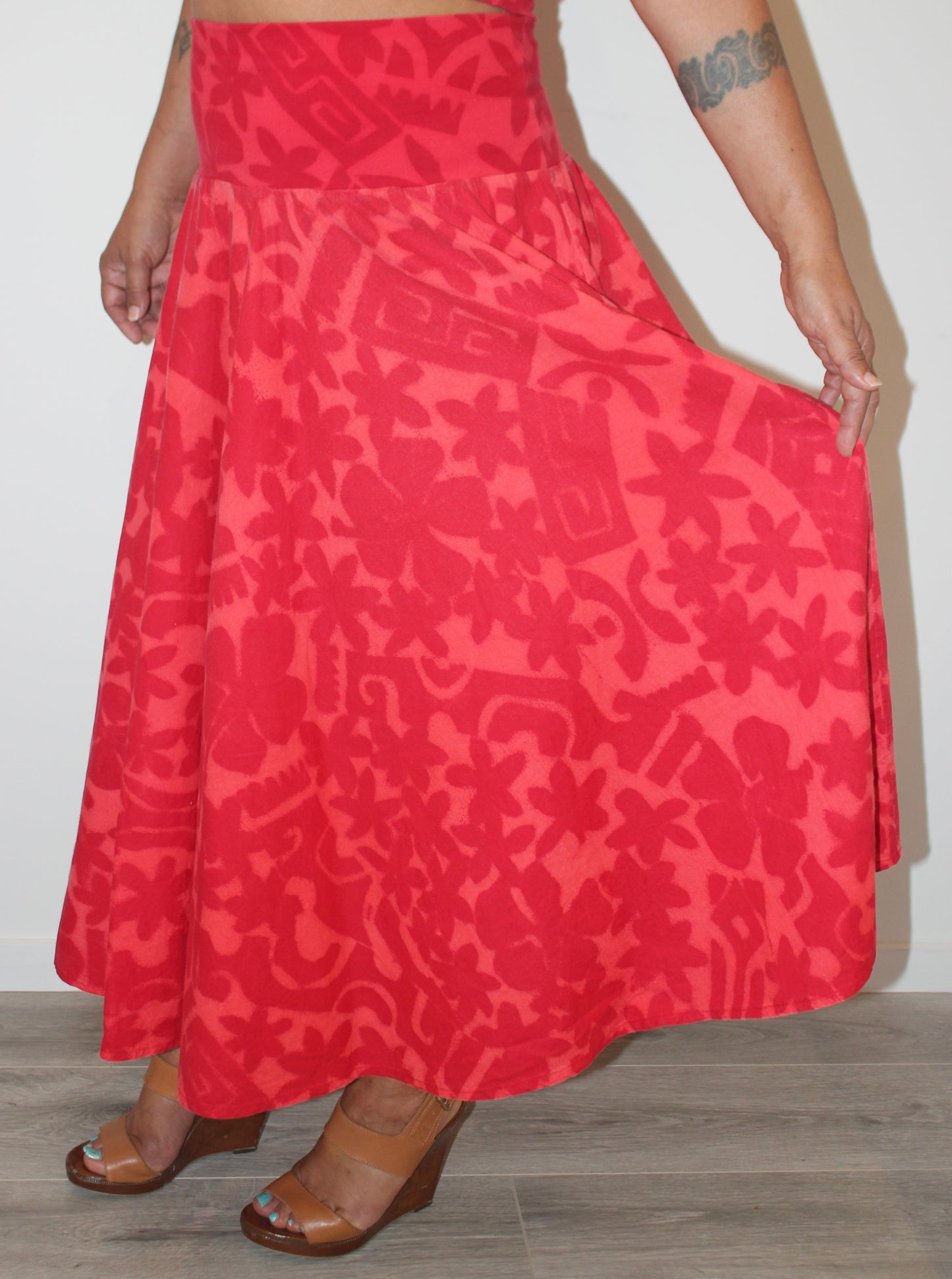 Vintage TAV Skirt - Red