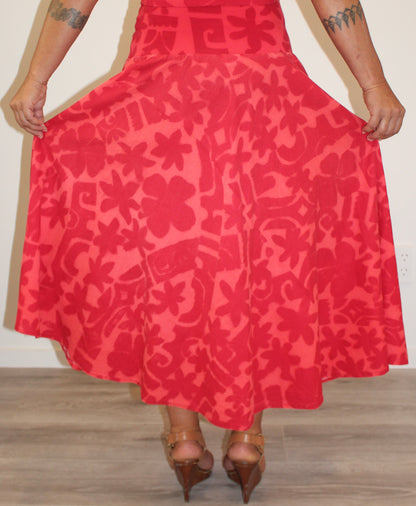 Vintage TAV Skirt - Red