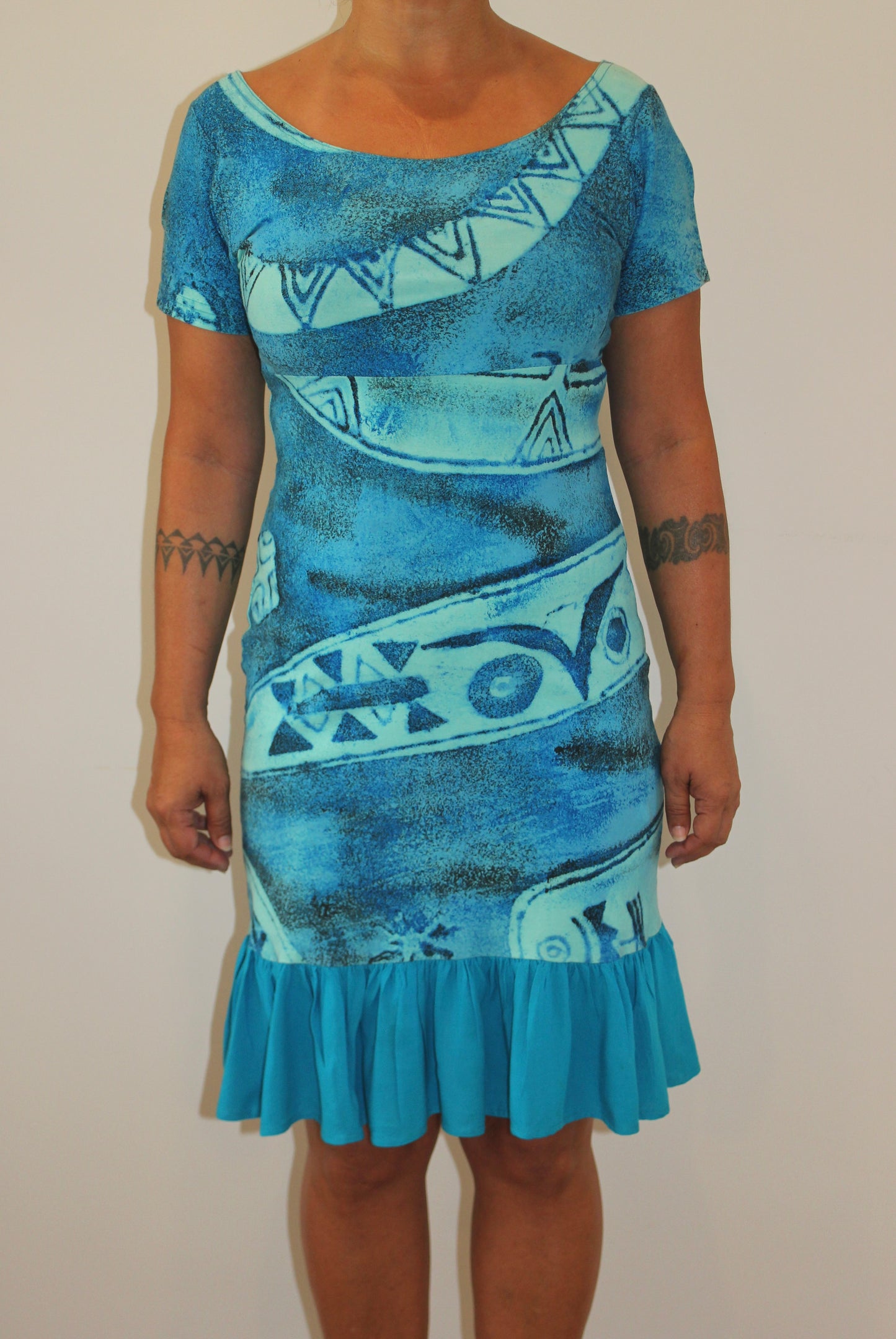 Mā'ohi Dress - Blue