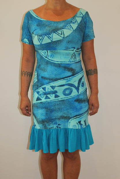 Mā'ohi Dress - Blue