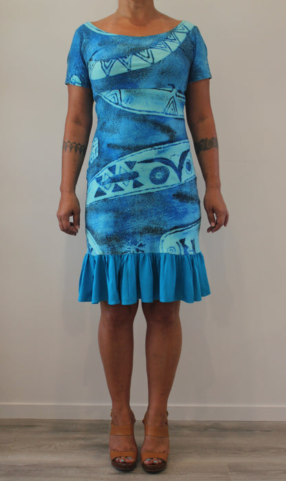 Mā'ohi Dress - Blue