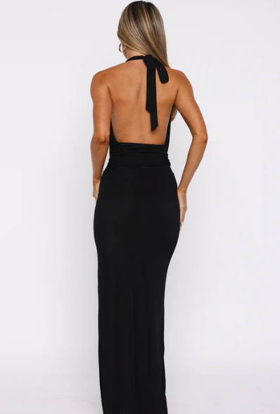 Too hot for you halter maxi