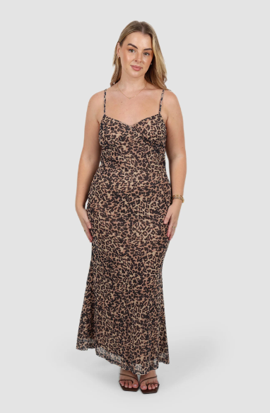 Zaria leopard Dress