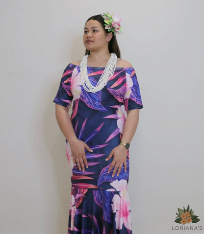 Le Aute Dress - Purple